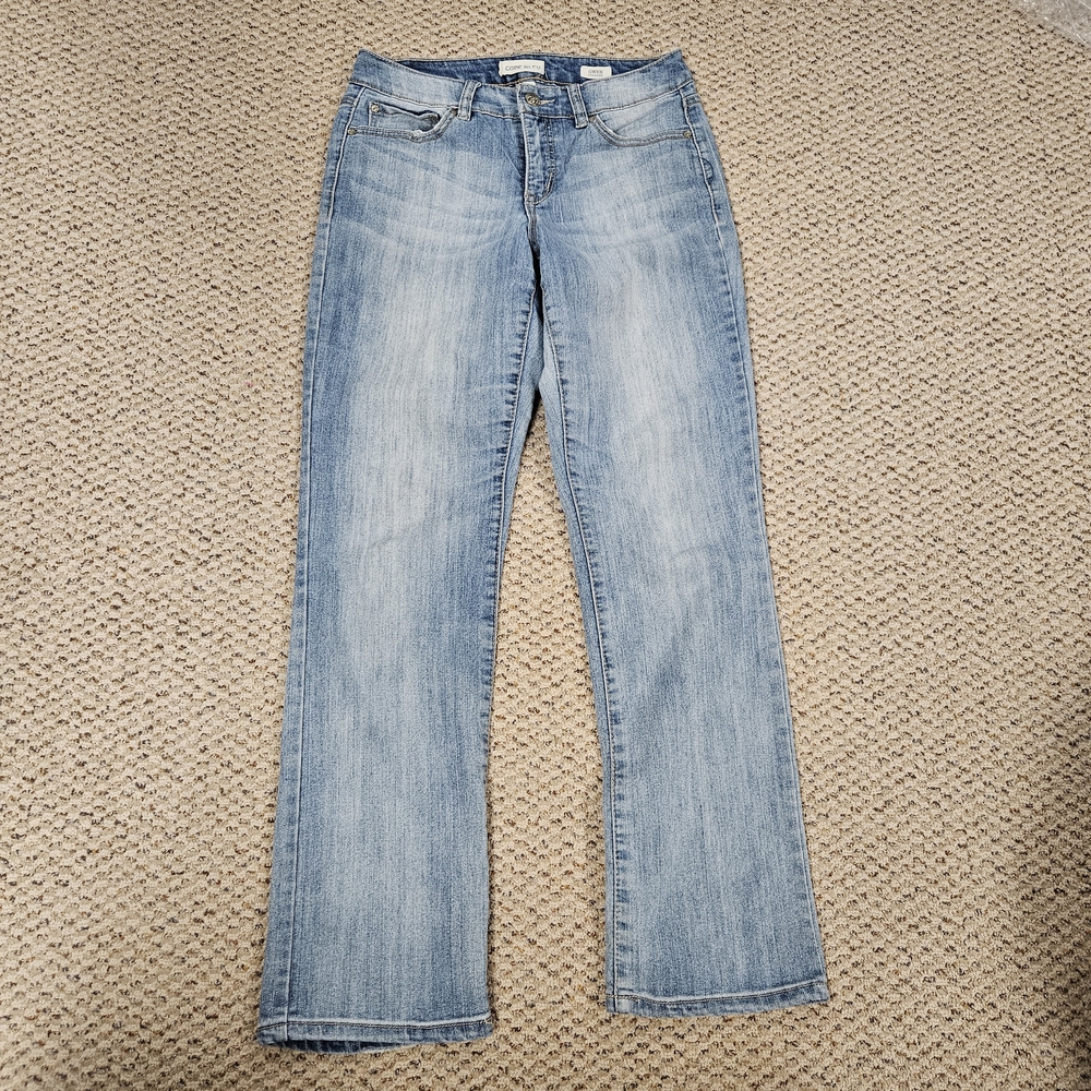 Code Bleu Women's Light Blue Straight Leg Jeans